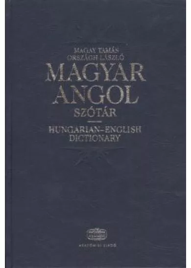 MAGYAR-ANGOL SZÓTÁR 2011.+ NET