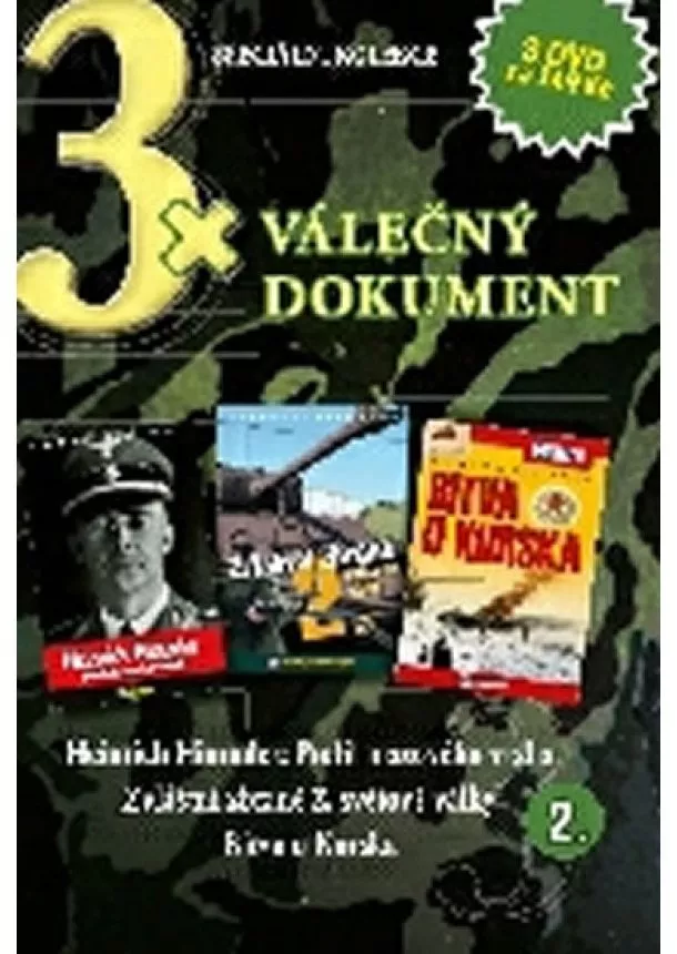 autor neuvedený - 3x DVD - Válečný dokument 2.