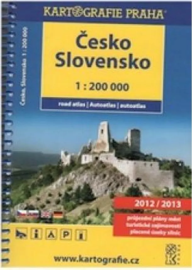 AA - Česko, Slovensko 1:200 000   /Autoatlas/