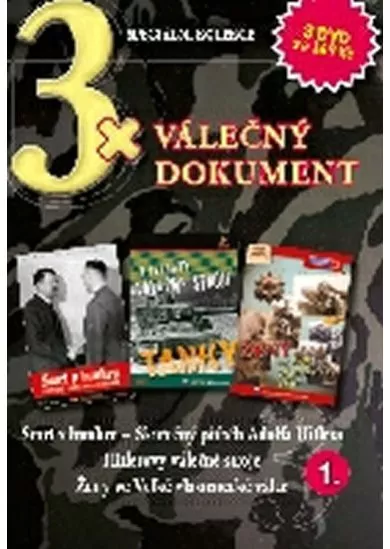 3x DVD - Válečný dokument 1.