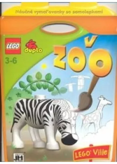 V ZOO - Lego duplo - Náučné vymaľovánky so samolepkami