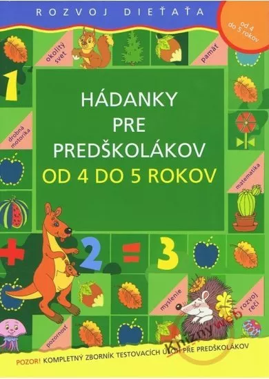 Hádanky pre predškolákov od 4 do 5 rokov