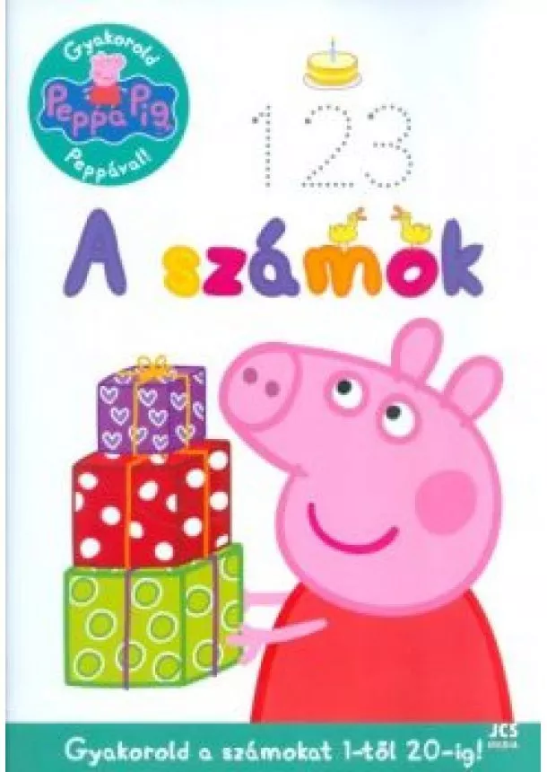 Foglalkoztató Könyv - PEPPA MALAC: A SZÁMOK /GYAKOROLD A SZÁMOKAT 1-TŐL 20-IG!