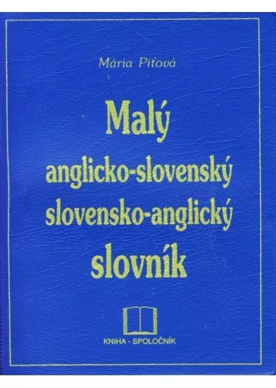 Malý anglicko-slovenský slovensko-anglický slovník