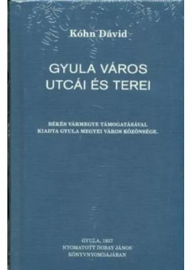 GYULA VÁROS UTCÁI ÉS TEREI