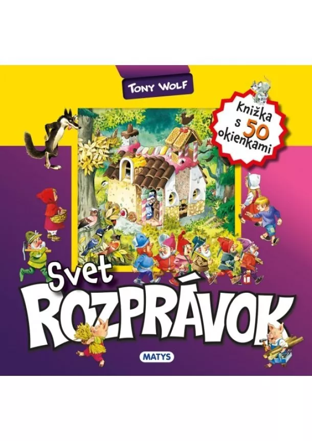  kol. - Svet rozprávok - knižka s 50 okienkami