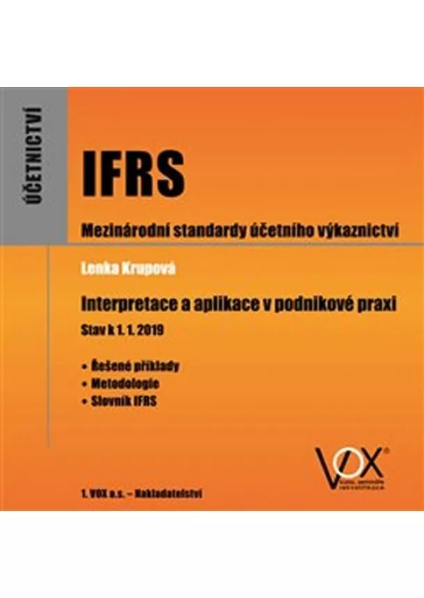 Lenka Krupová - IFRS - Interpretace a aplikace v podnikové praxi