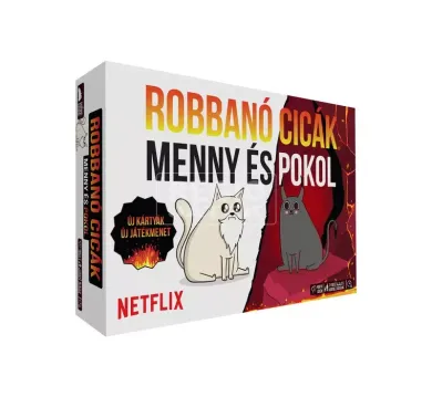 Társasjáték - Robbanó cicák - Menny és pokol! Kártyajáték 