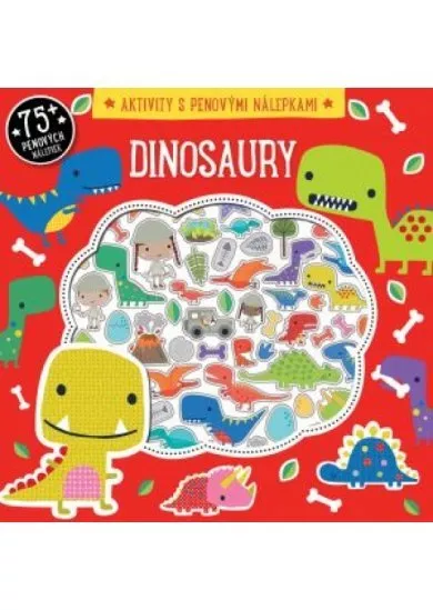 Dinosaury - aktivity s penovými nálepkami