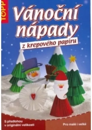 VÁNOČNÍ NÁPADY Z KREPOVÉHO PAPÍRU