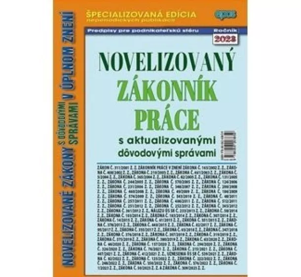 kol. - Novelizovaný Zákoník Práce 14/2023