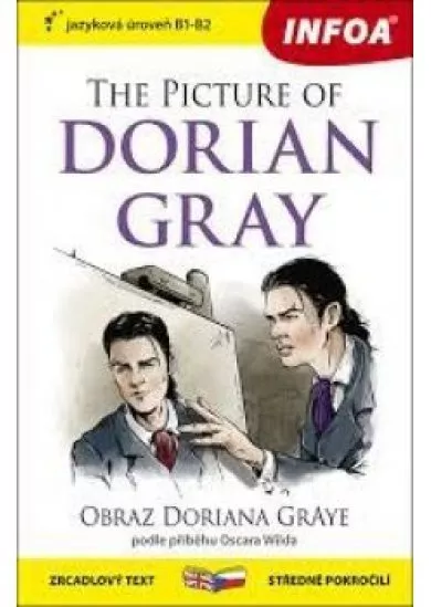 The Picture of Dorian Gray/Obraz Doriana Graye - zrcadlový text, středně pokročilí B1 - B2