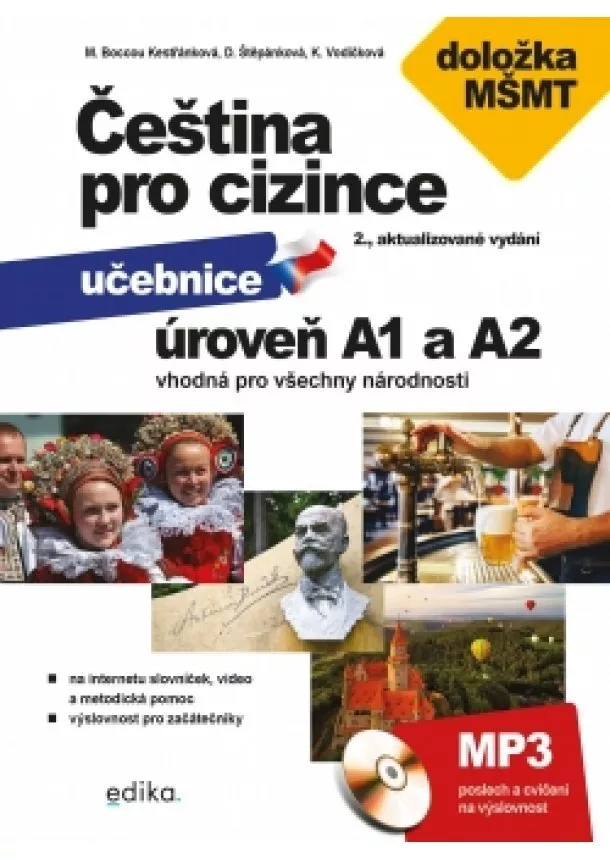 Marie Boccou Kestřánková, Dagmar Štěpánková, Kateřina Vodičková, Jitka Veroňková - Čeština pro cizince A1 a A2