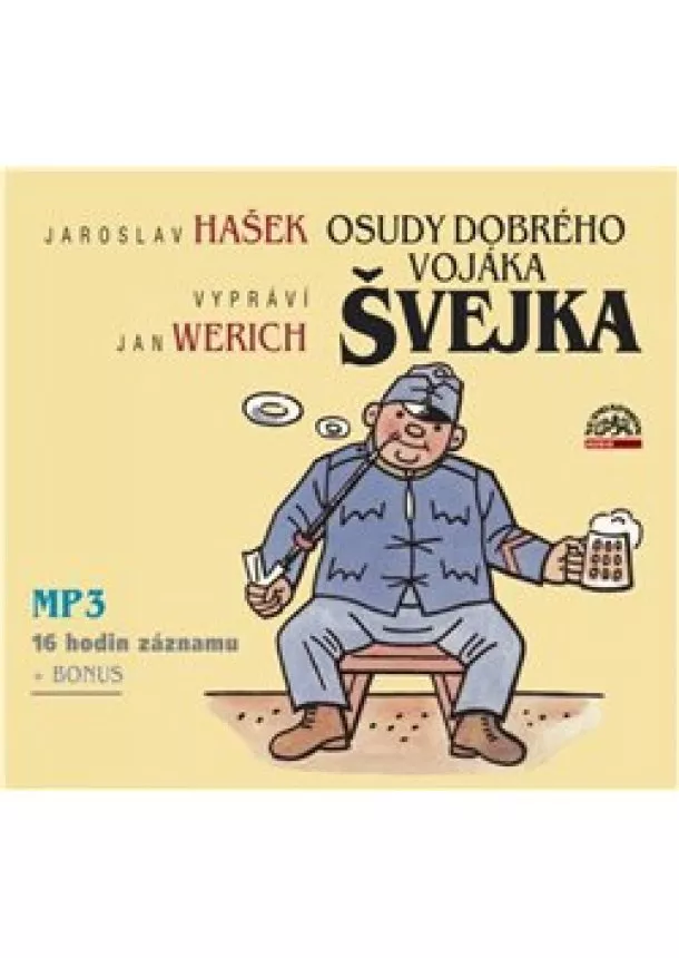 Jaroslav Hašek - Osudy dobrého vojáka Švejka (2xaudio na cd - mp3)