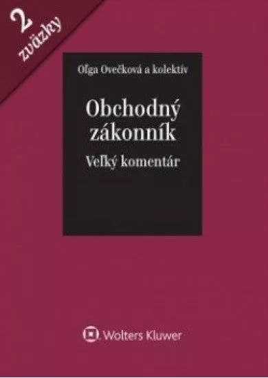 Obchodný zákonník- veľký komentár