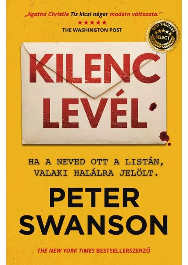 Peter Swanson - Kilenc levél - AGATHA CHRISTIE: Tíz kicsi néger mondern változata