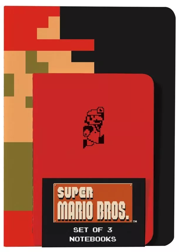 Nintendo USA - Super Mario Bros. Notebooks Set of 3