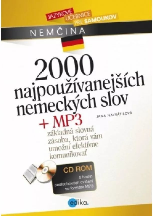 Jana Navrátilová - 2000 najpoužívanejších nemeckých slov - 2.vydanie