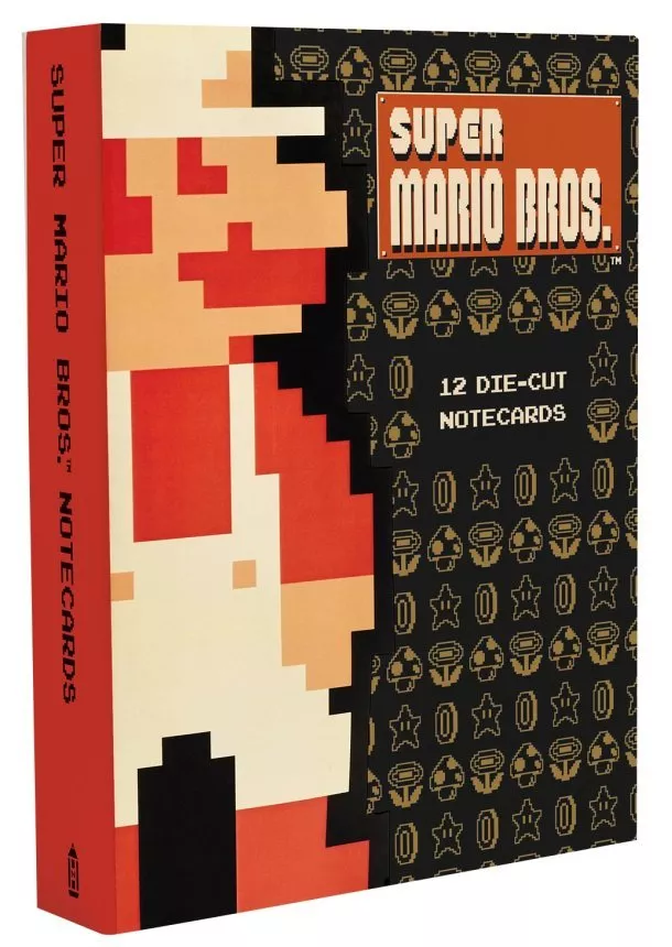 Nintendo USA - Super Mario Bros. 12 Die Cut Notecards