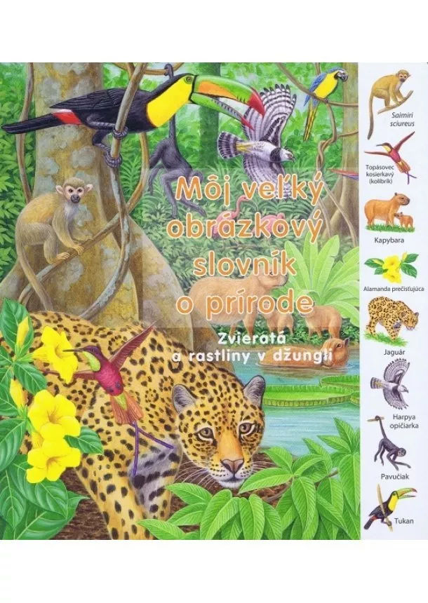 Kolektív - Zvieratá a rastliny v džungli - Môj veľký obrázkový slovník o prírode