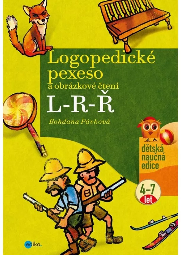 Bohdana Pávková - Logopedické pexeso a obrázkové čtení L-R-Ř