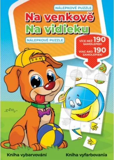 Na vidieku - Nálepkové puzzle