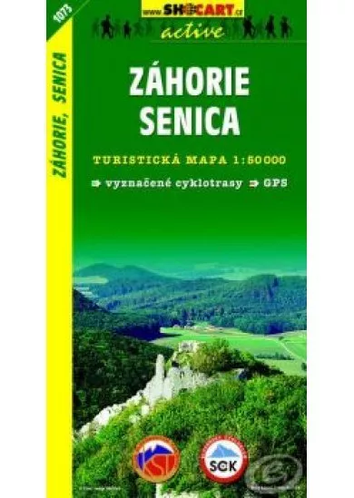 Záhorie - Senica turistická mapa 1:50 000 tmč 1073