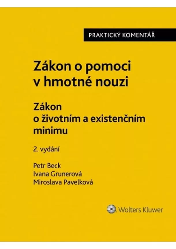 Peter Beck - Zákon o pomoci v hmotné nouzi: Komentář