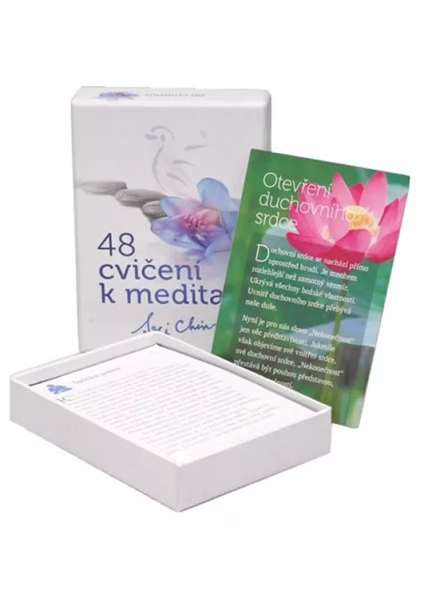 Sri Chinmoy - 48 cvičení k meditaci - karty