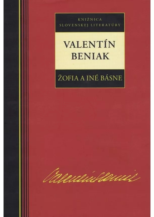 Valentín Beniak - Žofia a iné básne