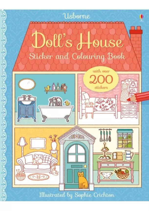 Abigail Wheatley - Dolls House Sticker and Colouring Book