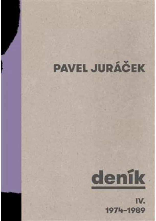 Pavel Juráček - Deník IV. 19741989