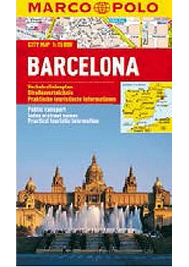 autor neuvedený - Barcelona - City Map 1:15000