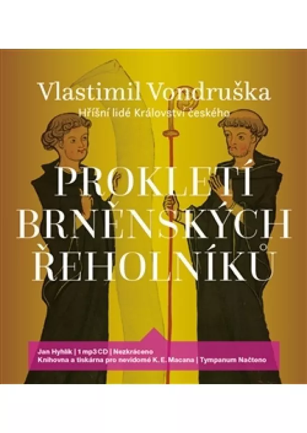 Vlastimil Vondruška - Prokletí brněnských řeholníků (1xaudio na cd - mp3)