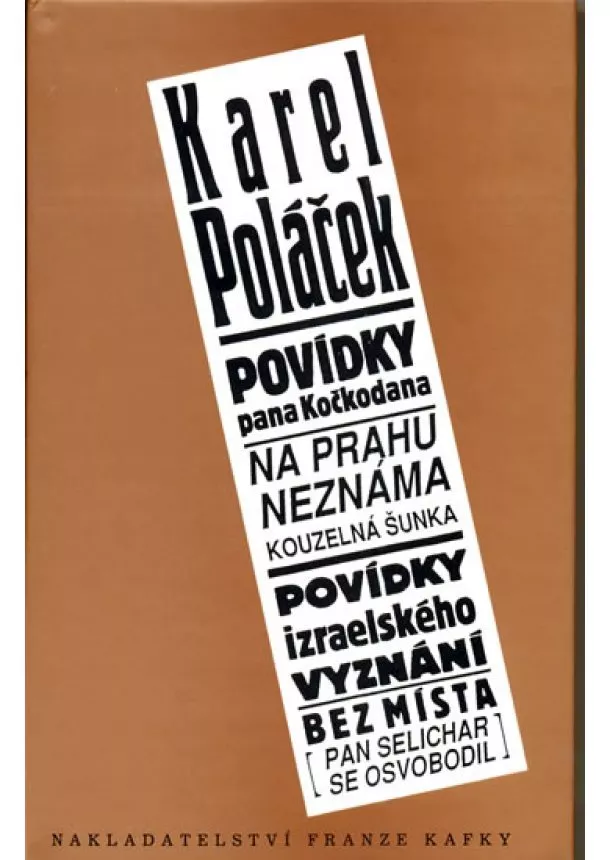 Karel Poláček - Kniha povídek