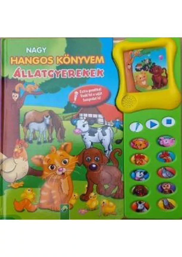 Lapozó - NAGY hangos könyvem - Állatgyerekek