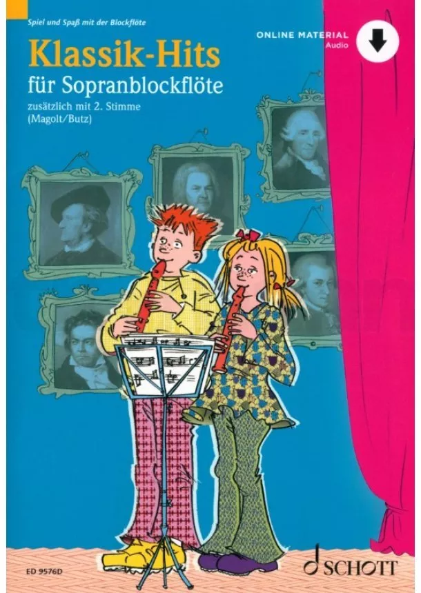 Hans Magolt, Rainer Butz - Klassik-Hits für Sopranblockflöte - zusätzlich mit 2. Stimme