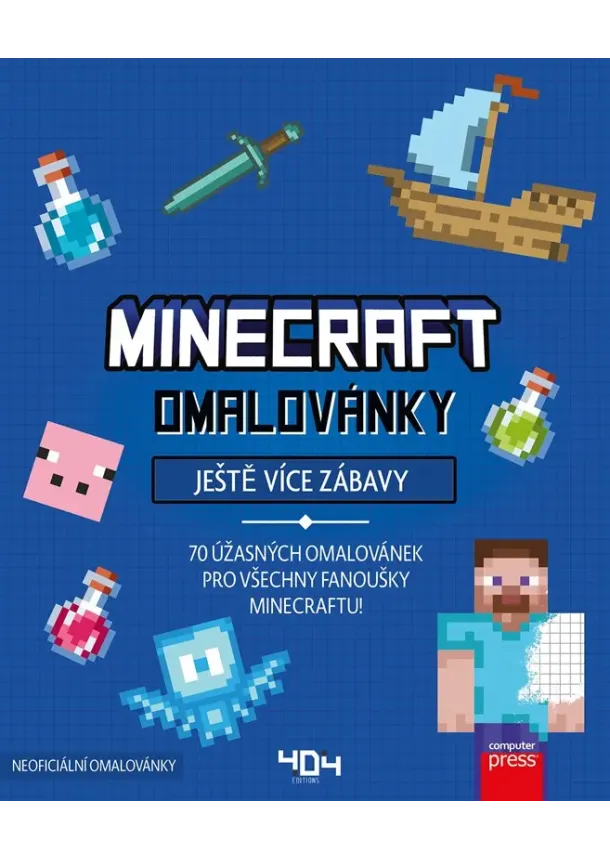 Kolektiv - Omalovánky Minecraft – Ještě více zábavy