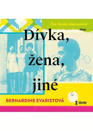 Bernardine Evaristo:  Dívka, žena, jiné (čte Vanda Hybnerová) - MP3-CD - MP3-CD