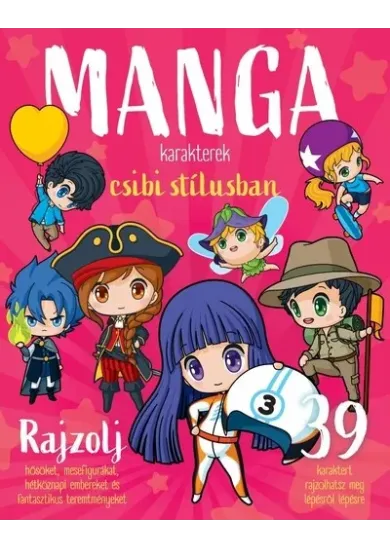 Manga karakterek csibi stílusban