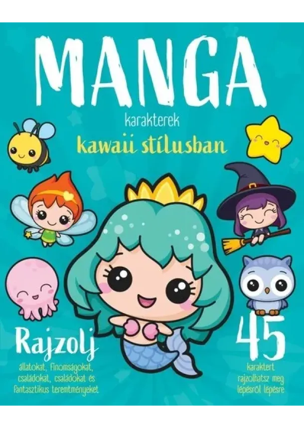 Manga karakterek kawaii stílusban