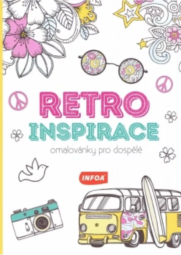 autor neuvedený - Retro inspirace- Omalovánky pro dospělé