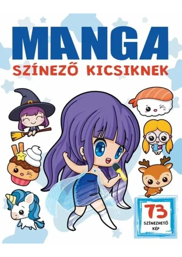 Manga színező kicsiknek