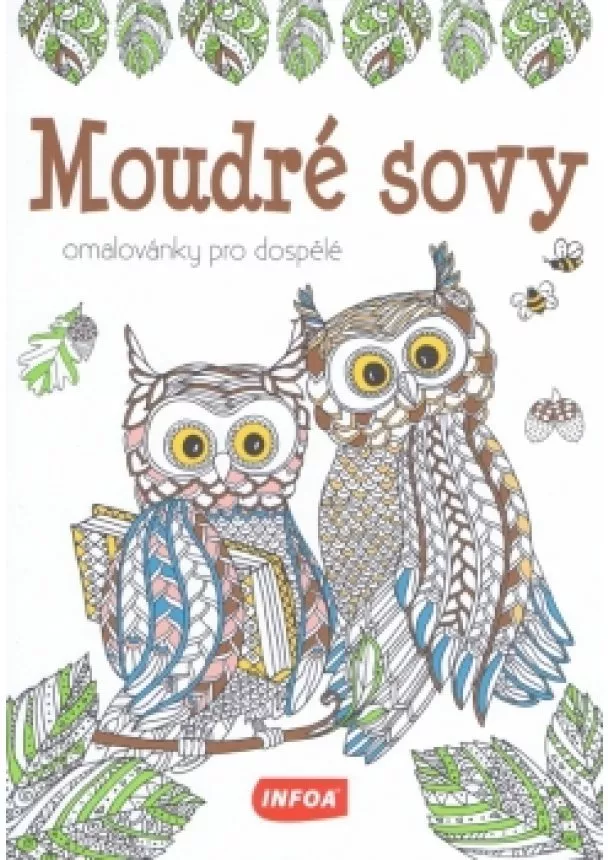 autor neuvedený - Omalovánky pro dospělé - Moudré sovy