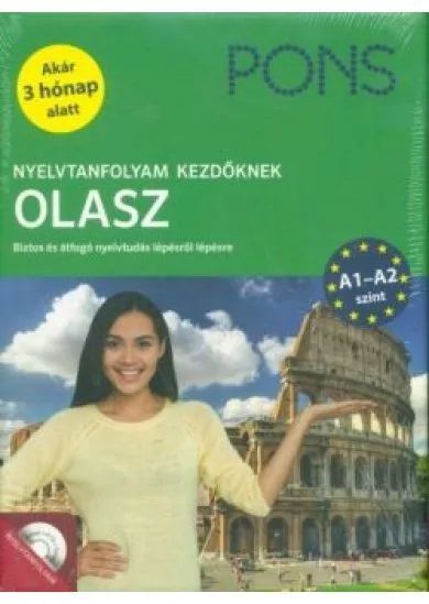 PONS Nyelvtanfolyam kezdőknek - Olasz (könyv+CD+online) - Biztos és átfogó nyelvtudás lépésről lépésre