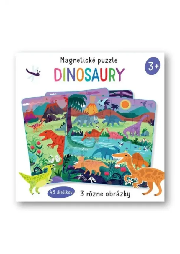 Dinosaury - Magnetické puzzle