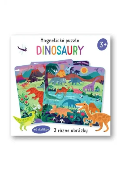 Dinosaury - Magnetické puzzle