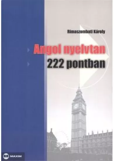 Angol nyelvtan 222 pontban