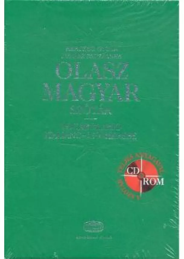 Juhász Zsuzsanna - OLASZ-MAGYAR KÉZISZÓTÁR /BŐRKÖTÉSES+CD-ROM