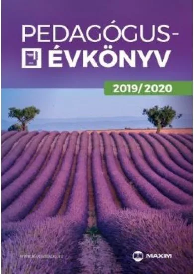 Pedagógusévkönyv 2019/2020.